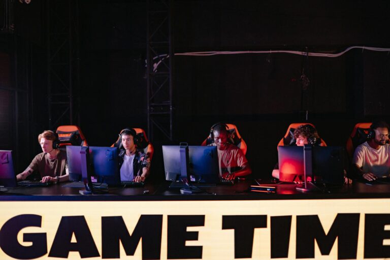 Competitive esports stage representing mobile gaming tournaments